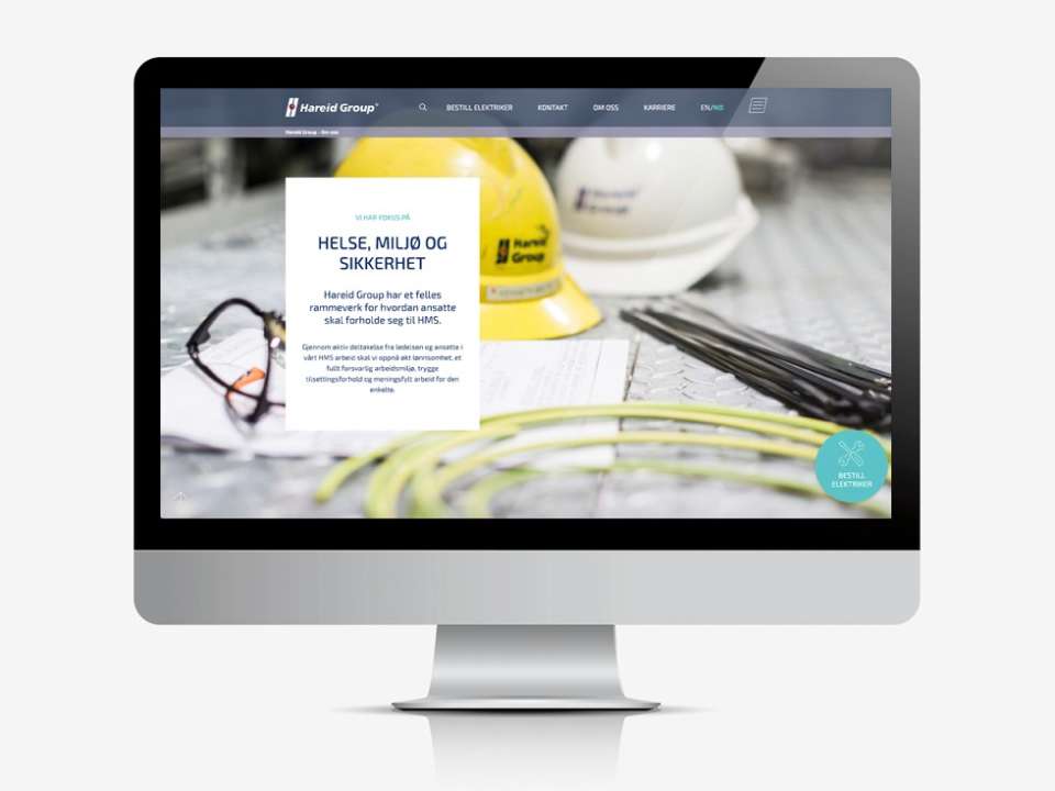 oppgradering og omprofilering av hjemmeside for bedrifter av osberget as