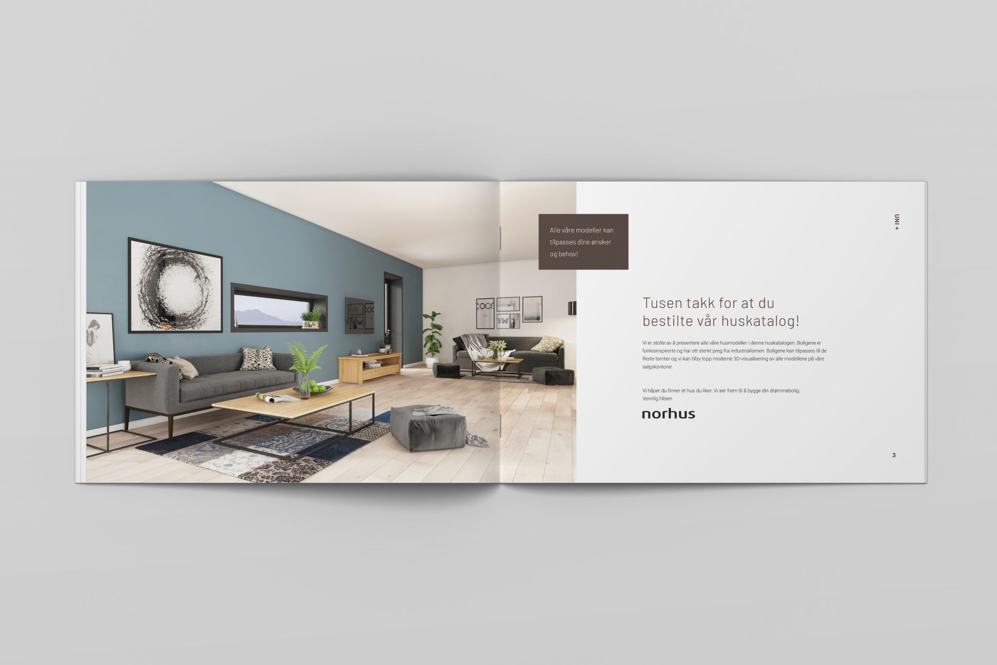 design av huskatalog for bedrifter av osberget as