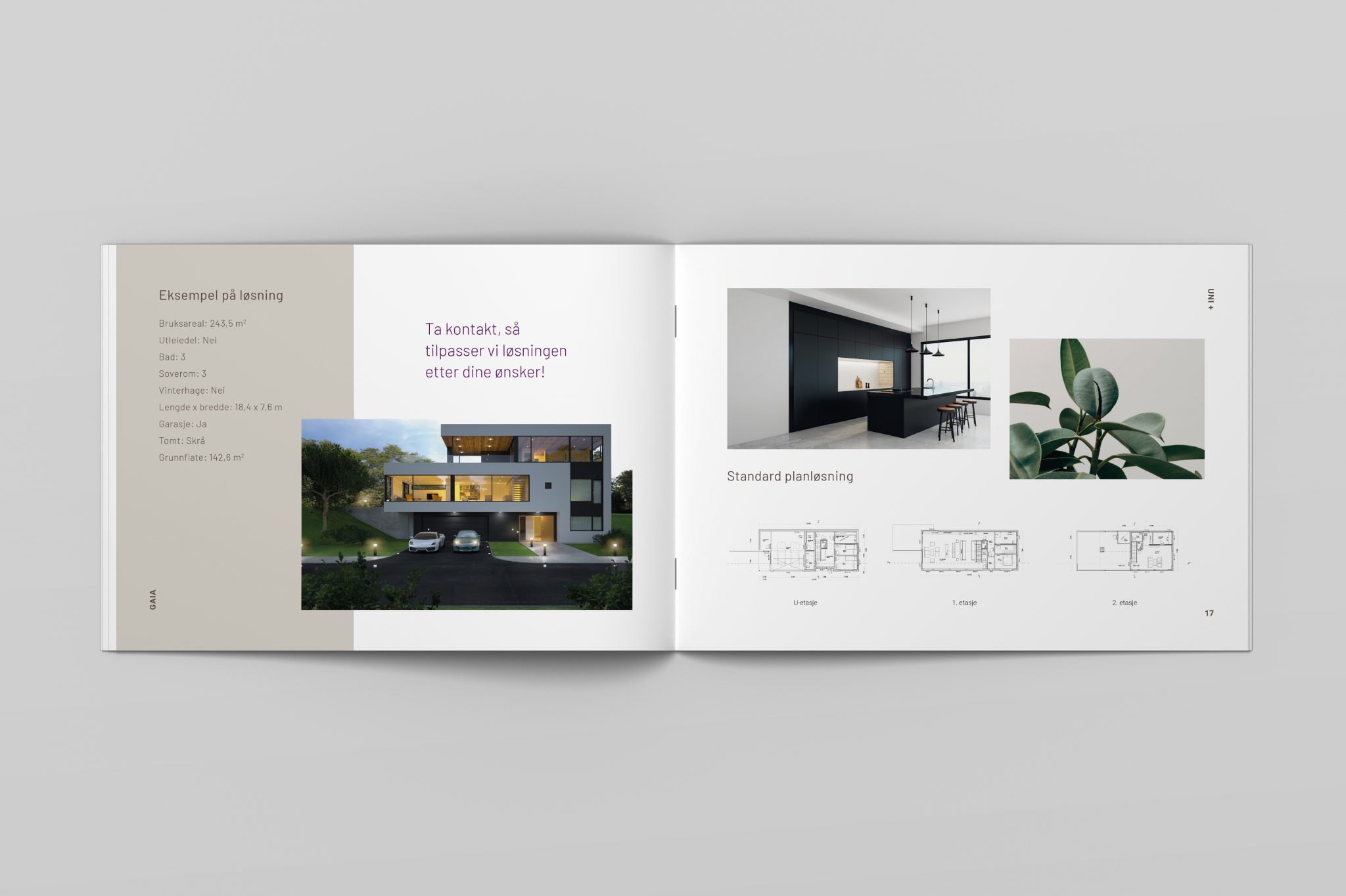 design og layout av katalog for bedrifter og husleverandører av fantastiske osberget