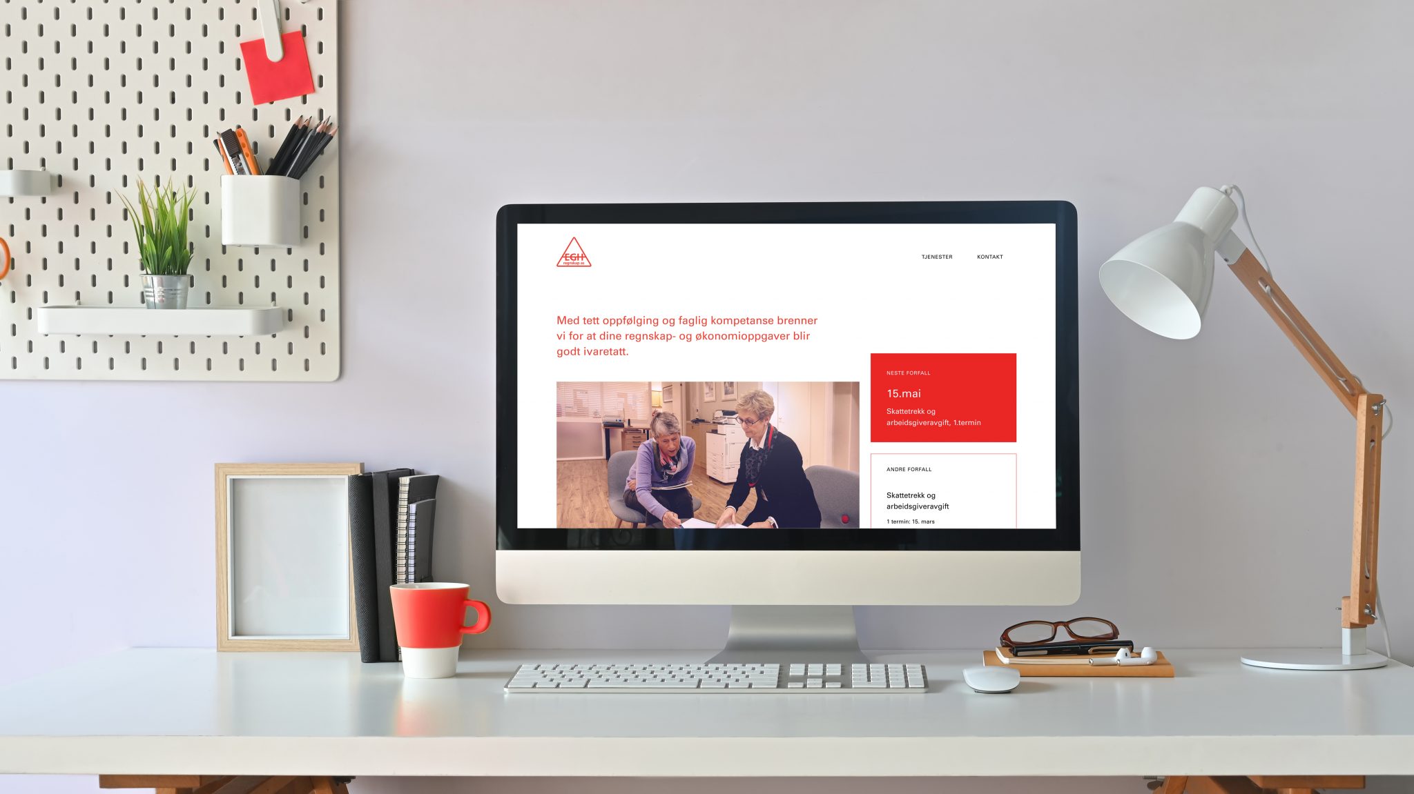 nettside for regnskapsfører EGH Regnskap av osberget.no