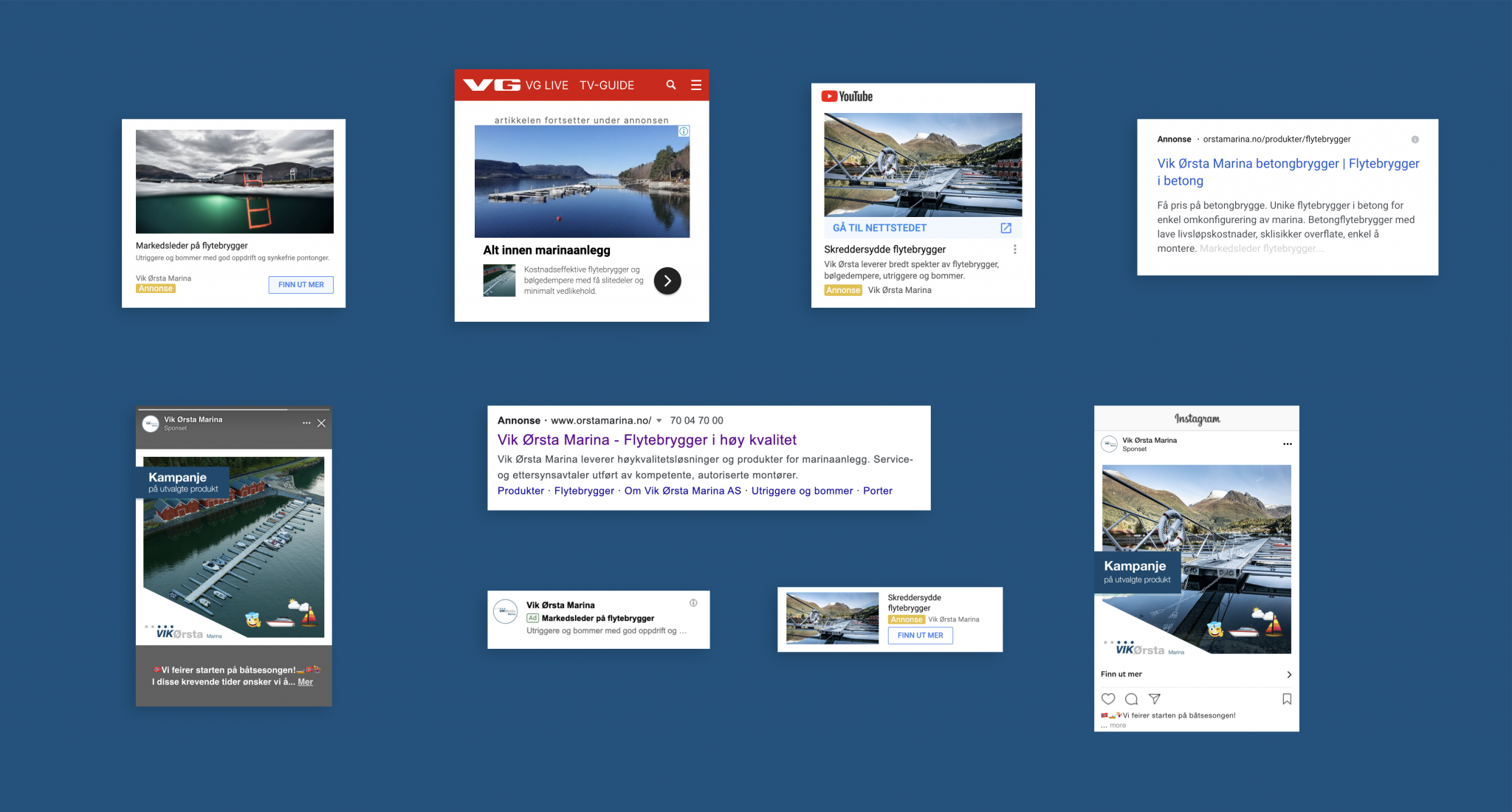 digital annonsering for vik ørsta av fantastiske osberget