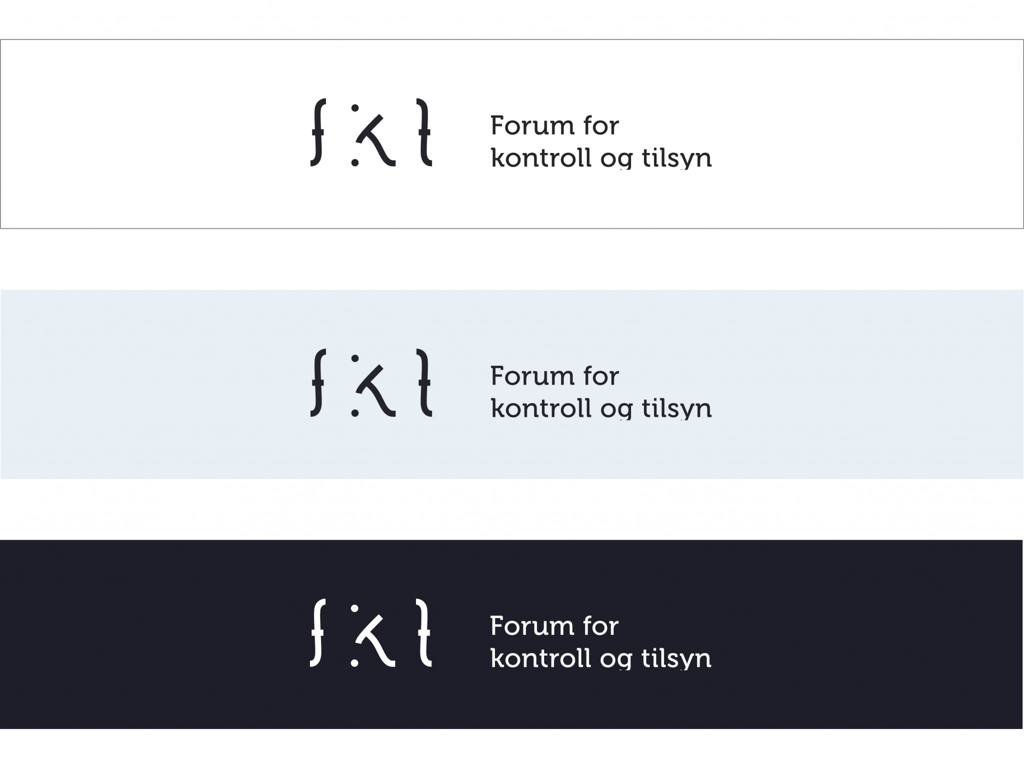 Bilde av logo på lys og mørk bakgrunn