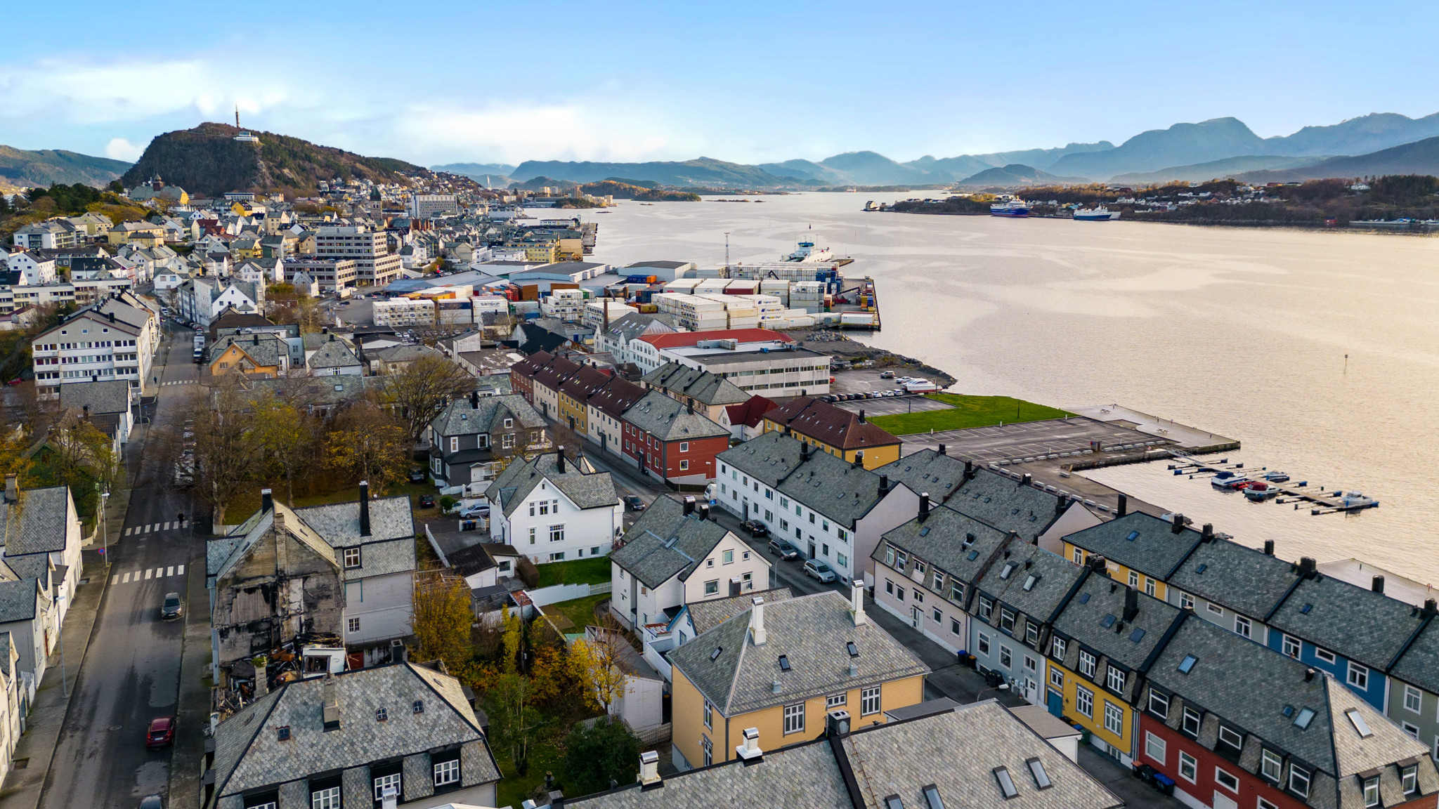 dronefotografering i ålesund